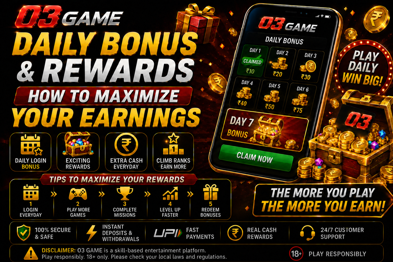 03GAME Reward Calendar: Streaks, Expiry and Wallet Checks
